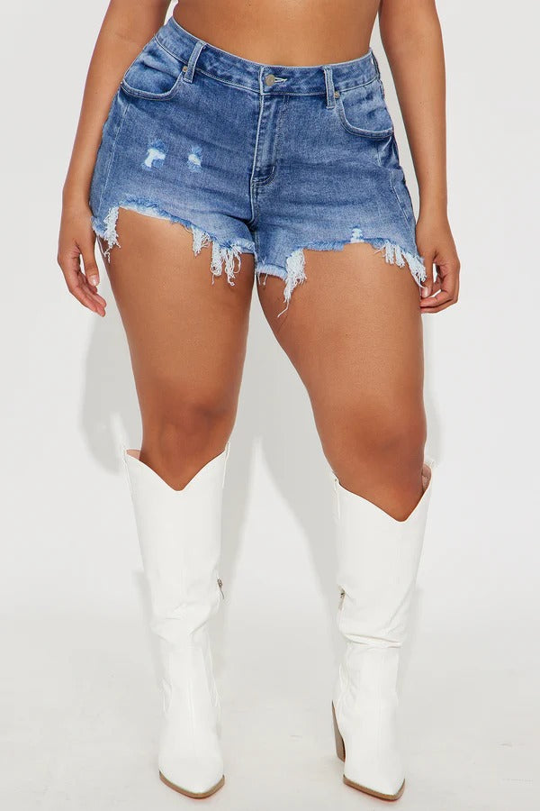 Short en jean femme tendance