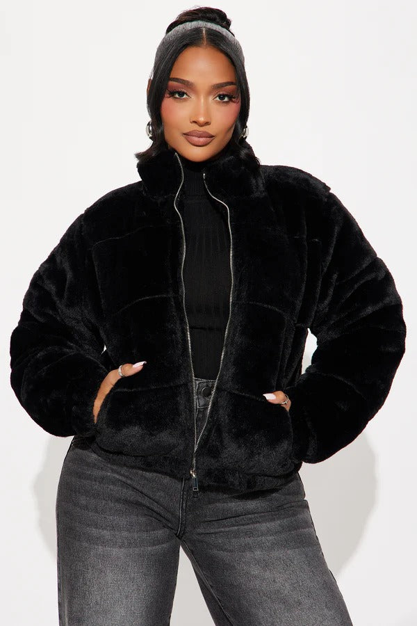 Veste en fausse fourrure Elizabeth