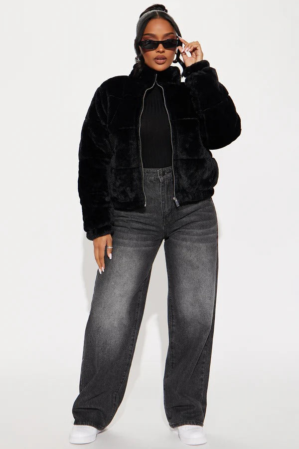 Veste en fausse fourrure Elizabeth