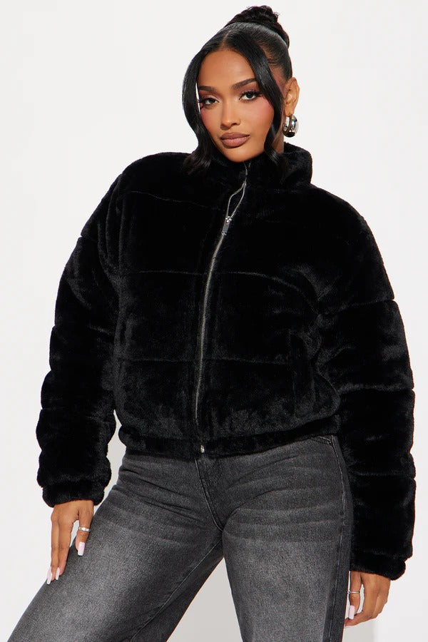 Veste en fausse fourrure Elizabeth