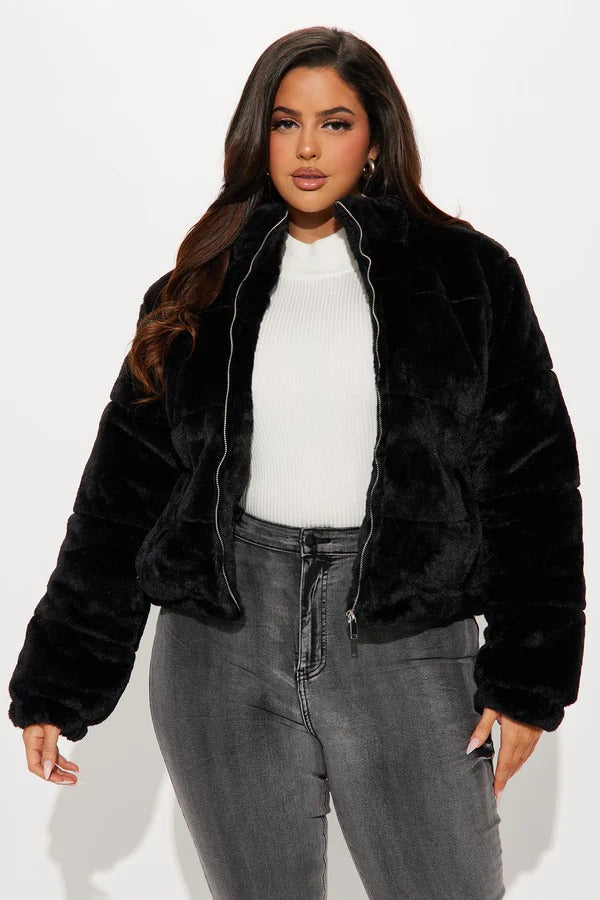 Veste en fausse fourrure Elizabeth