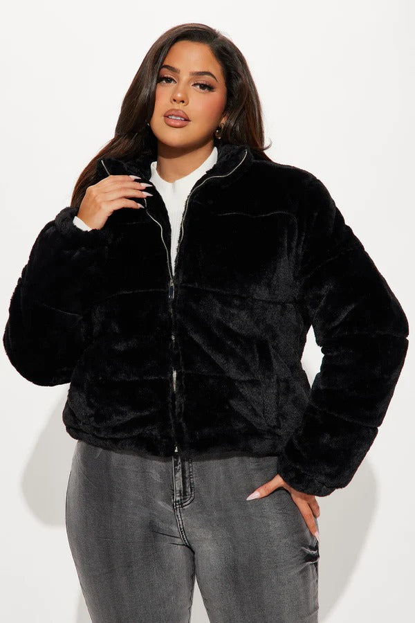 Veste en fausse fourrure Elizabeth