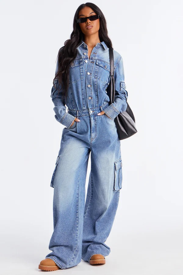 Combinaison en jean Ridin