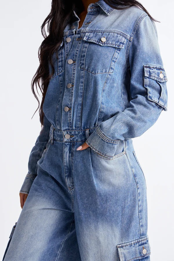 Combinaison en jean Ridin