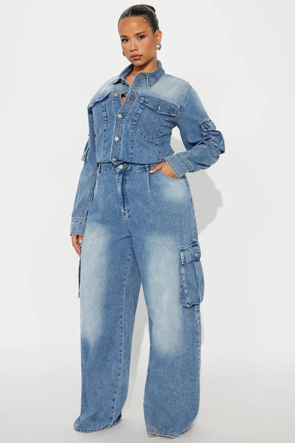 Combinaison en jean Ridin