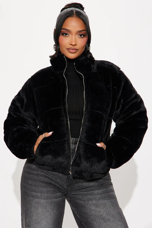 Veste en fausse fourrure Elizabeth