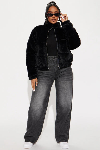 Veste en fausse fourrure Elizabeth