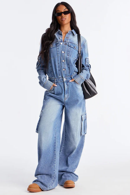 Combinaison en jean Ridin